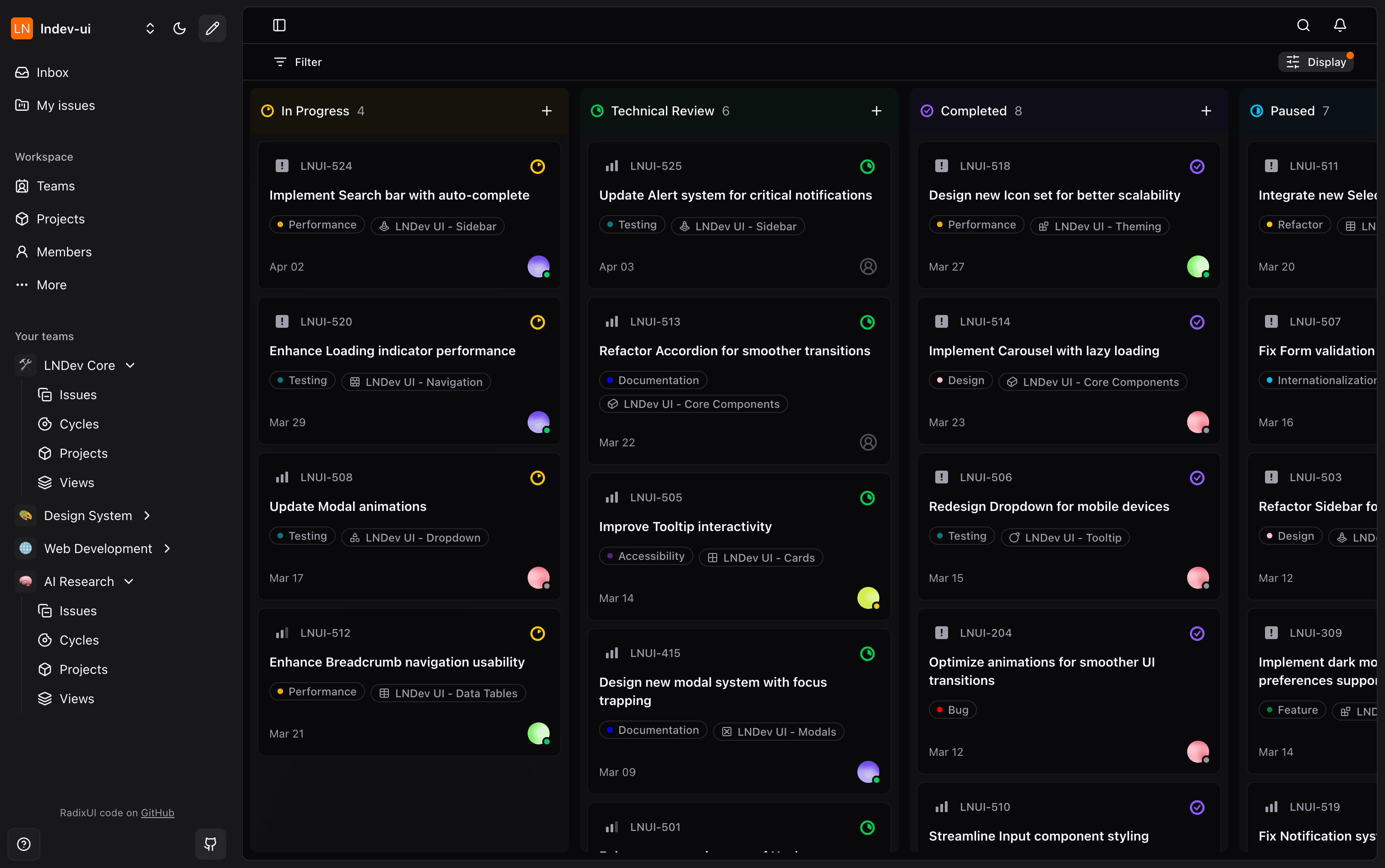circle base ui screenshot