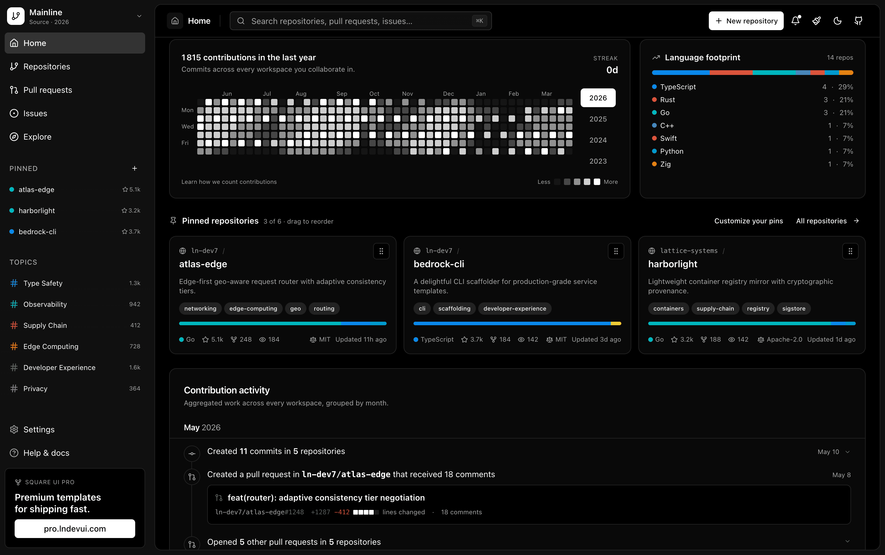 mainline screenshot